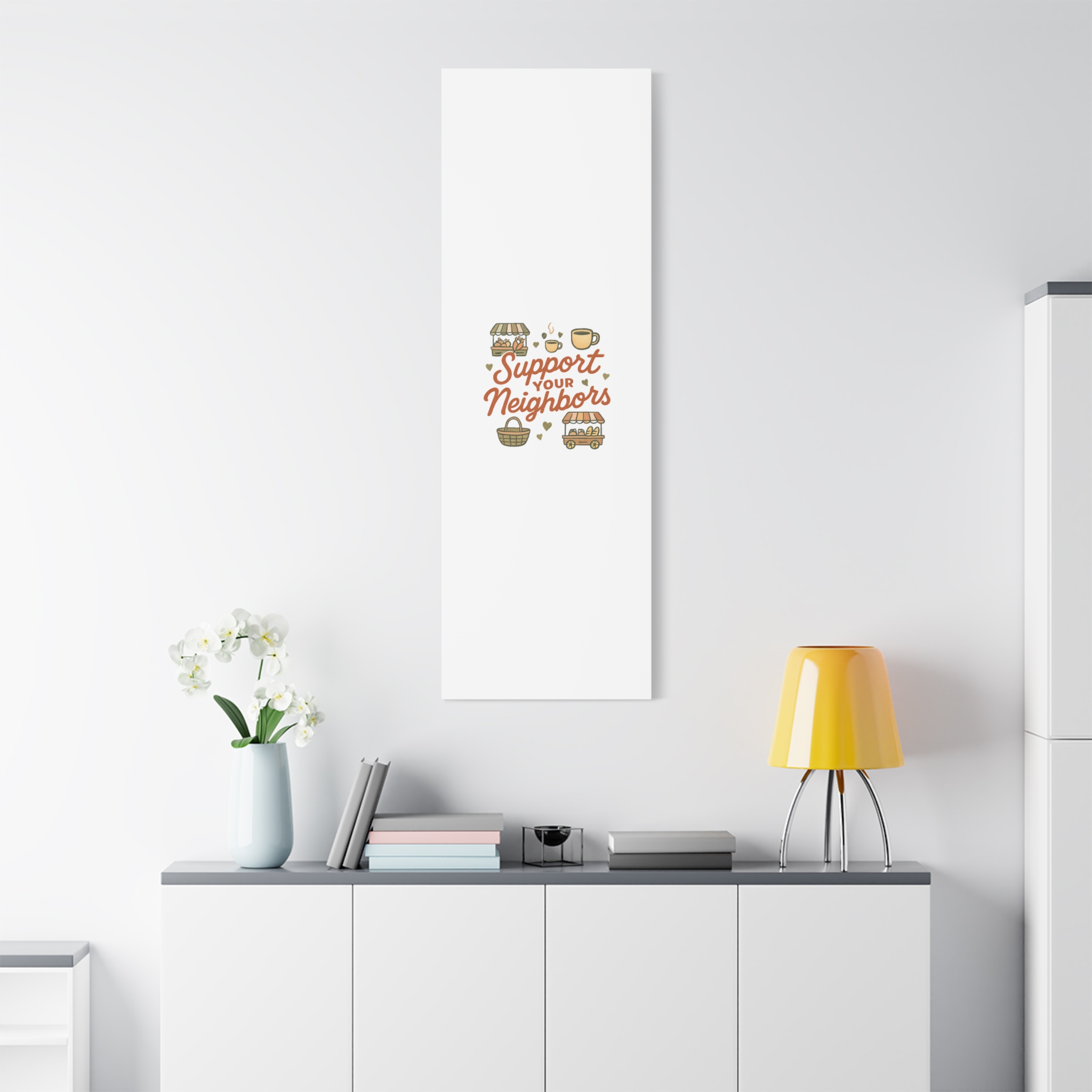 support your neighbors canvas | matte stretched wall art support your neighbors canvas | matte stretched wall art