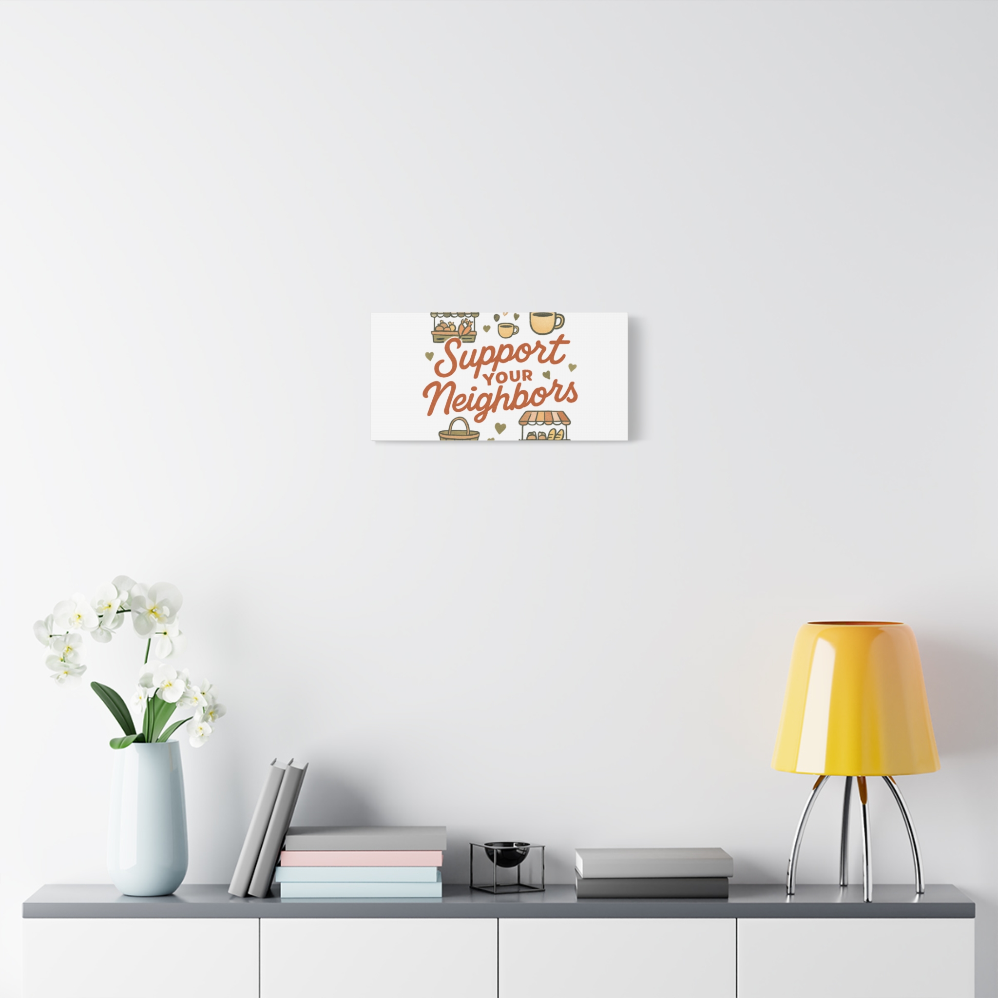 support your neighbors canvas | matte stretched wall art support your neighbors canvas | matte stretched wall art