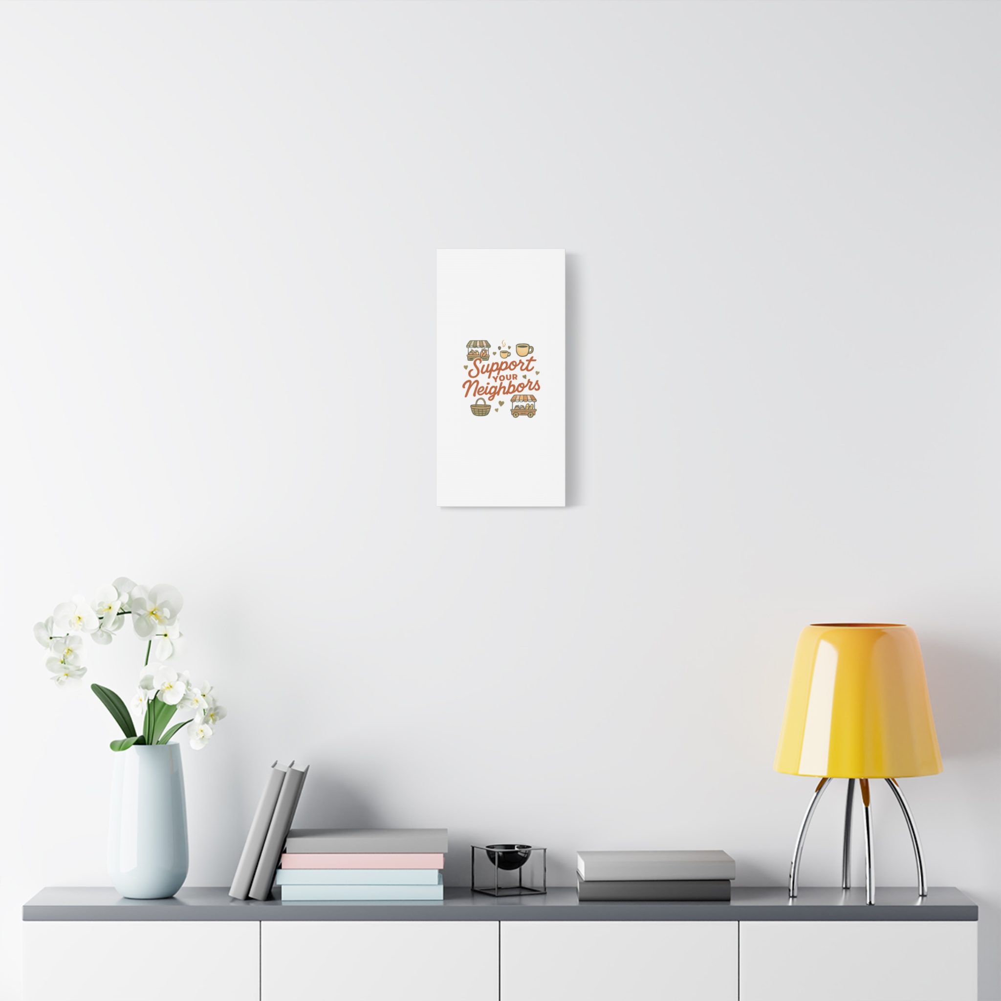 support your neighbors canvas | matte stretched wall art support your neighbors canvas | matte stretched wall art