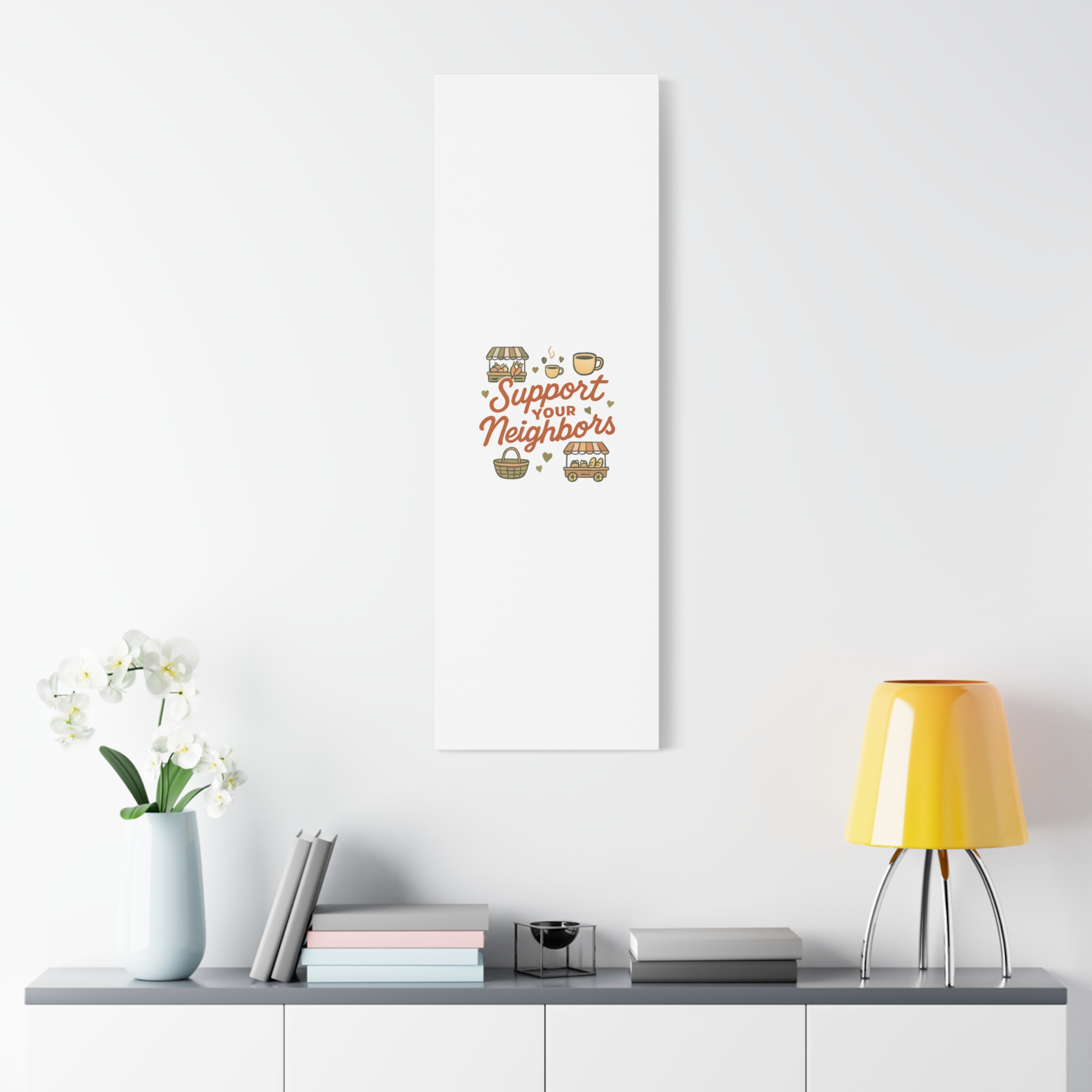 support your neighbors canvas | matte stretched wall art support your neighbors canvas | matte stretched wall art